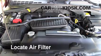 Air Filter How-To: 2004-2009 Dodge Durango - 2004 Dodge Durango SLT 5.7L V8